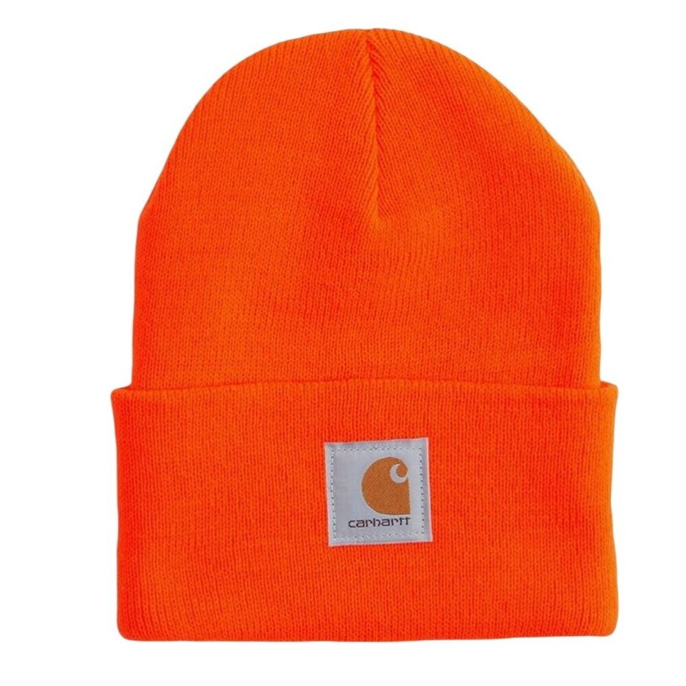 NWT Bright Orange Hunter Carhartt Beanie, MSRP $24.99